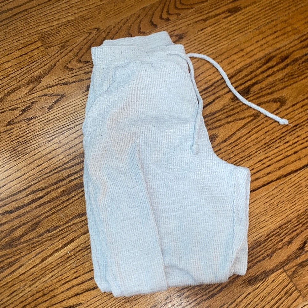 Gilly hicks grey waffle knit joggers
